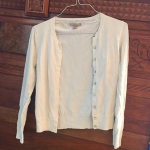 Banana Republic Cardigan White